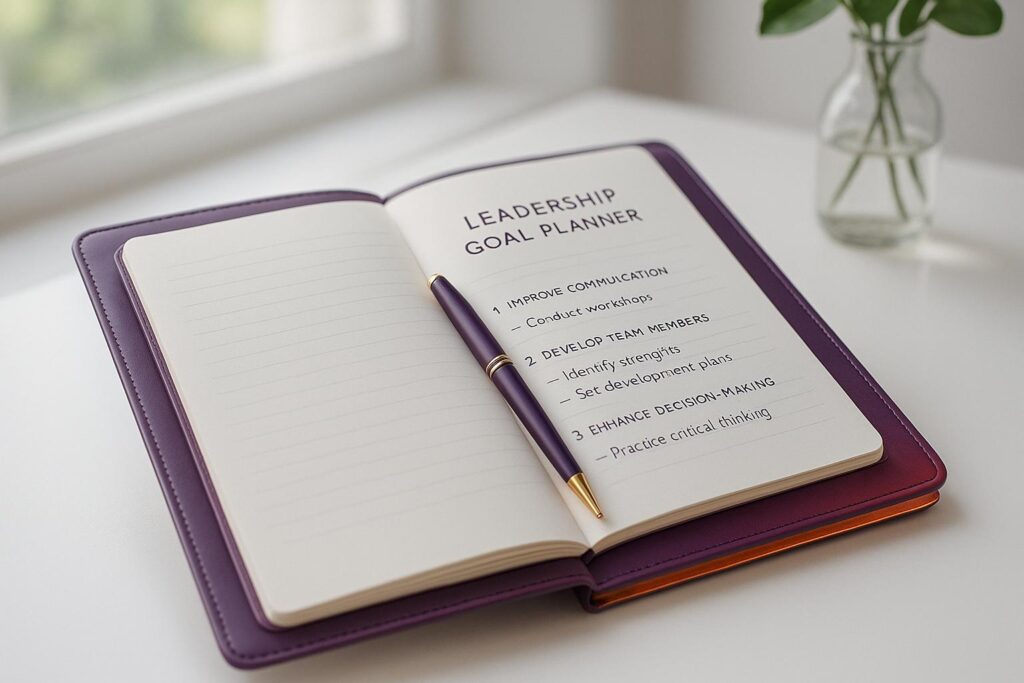 Organize Your Leadership Goal Planner